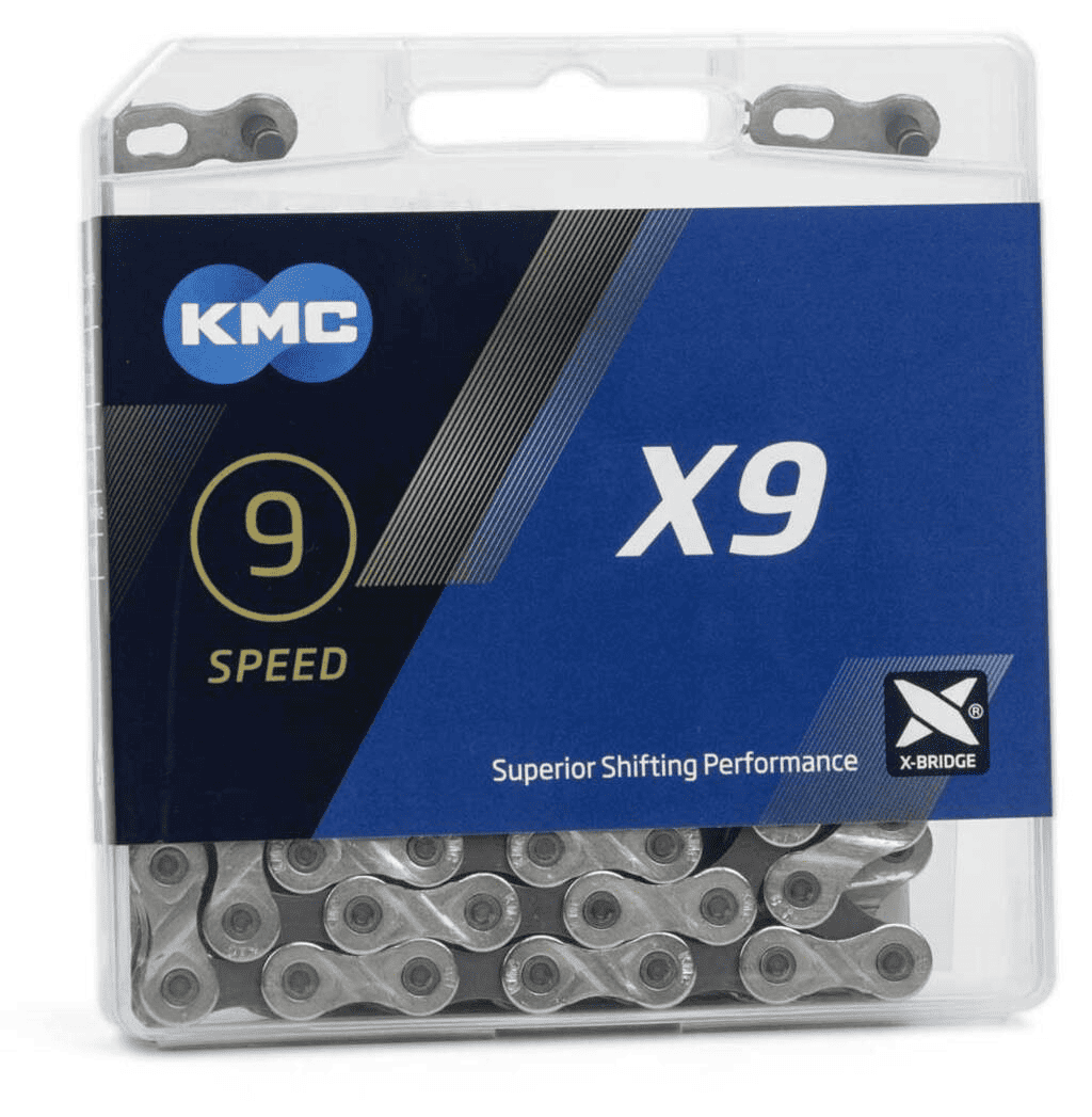 KMC ketting X9 silver/grey 114s