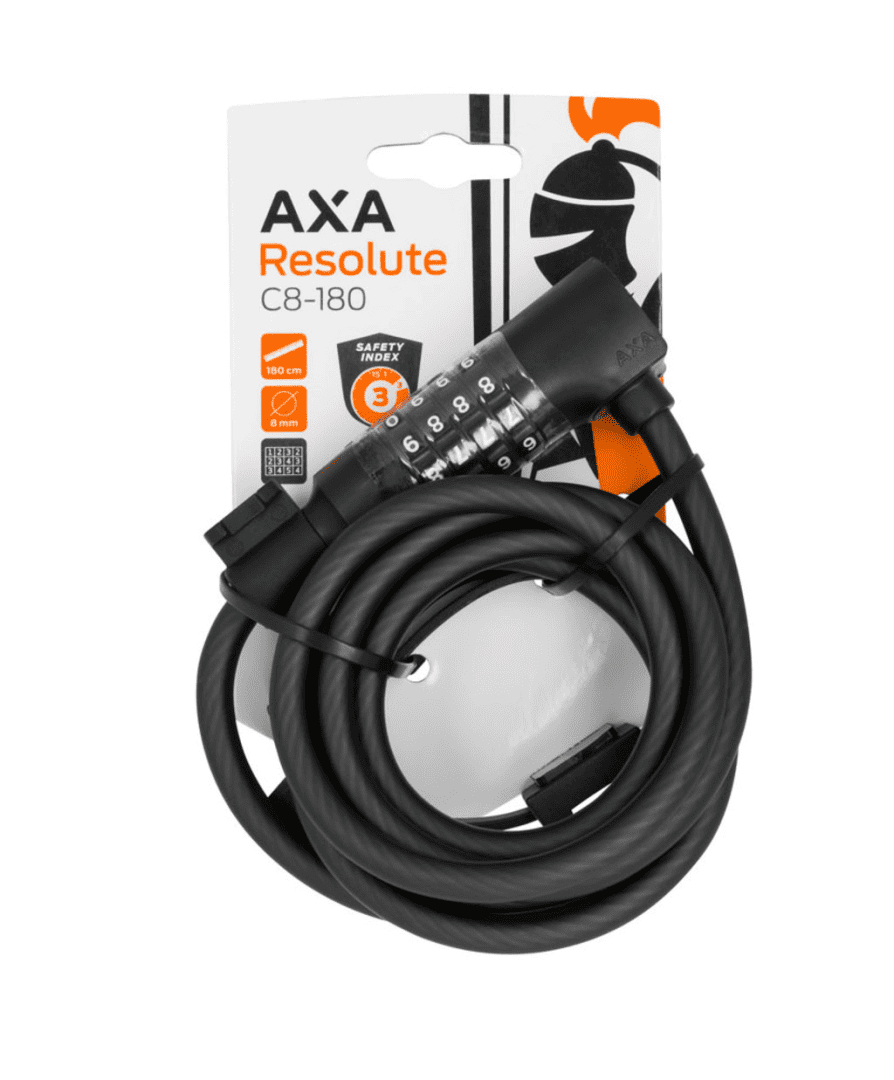 Axa kabelslot code Resolute C180/8